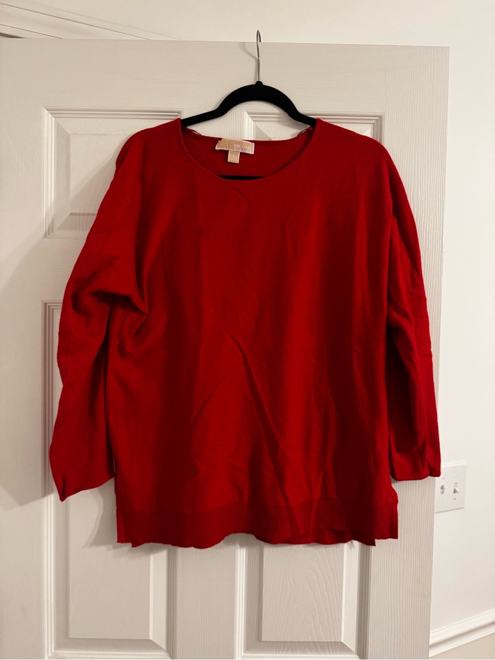 Michael Kors Bold Red Crewneck Sweater